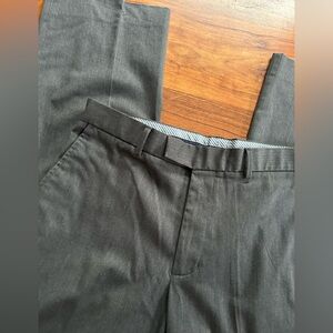 Gap men’s straight leg trousers charcoal grey work pants 33X32